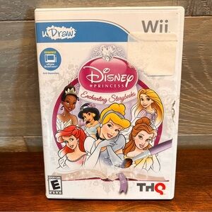 Disney Princess: Enchanting Storybooks (Nintendo Wii, uDraw 2011) Complete‎